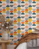 Colorful Scandinavian Wallpaper